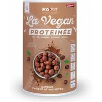 Eafit Veganistische proteïne – chocolade/hazelnootsmaak – 15 shakers – 21 g eiwit – 11 vitaminen en acerola – vezelbron – lactosevrij – glutenvrij – zonder kunstmatige kleurstoffen – zonder