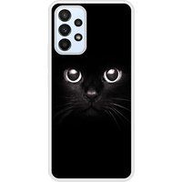 Samsung Galaxy A23 Yeux de chat Verstevigd hoesje met sublimatie bedrukking