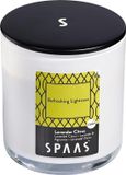 Spaas Geurkaars in glas met aluminium deksel, ± 56 uur - Refreshing Lightness - lavendel & citrus