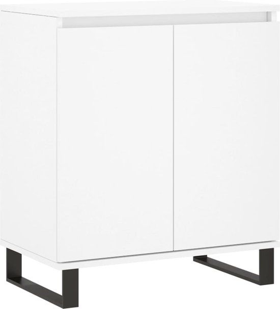 vidaXL Dressoir 60x35x70 cm Bewerkt Hout Wit