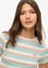 Superdry T-shirt vintage à rayures pour femme