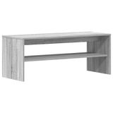 vidaXL TV-meubel 100x40x40 cm bewerkt hout grijs