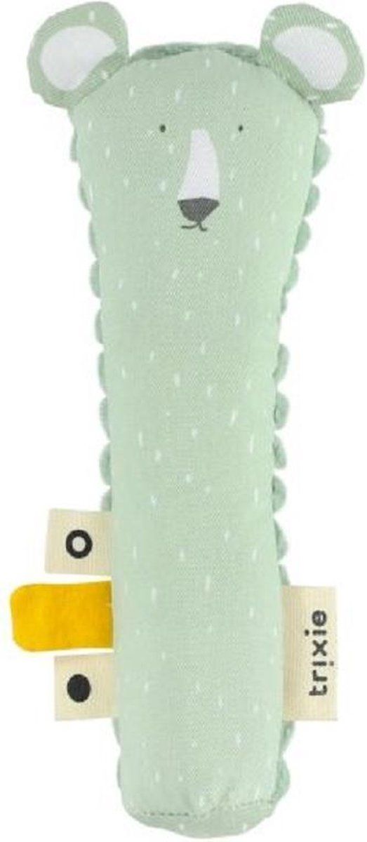 TRIXIE Mr. Polar Bear Junior Knijprammelaar - 16 cm - Katoen - Groen