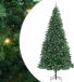 vidaXL Kunstkerstboom Groen 300 cm PVC en Metaal en Plastic
