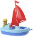 Ecoiffier Zeilboot met Speelfiguur - 22cm