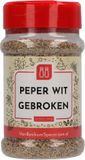 Van Beekum Specerijen - Witte Peper Gebroken - Strooibus 160g