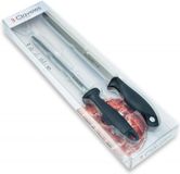 3 Claveles Ham mes en aanzetstaal set 25 cm