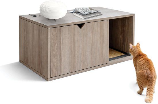 Catchi Leo Kattenbakkast - Grijs
