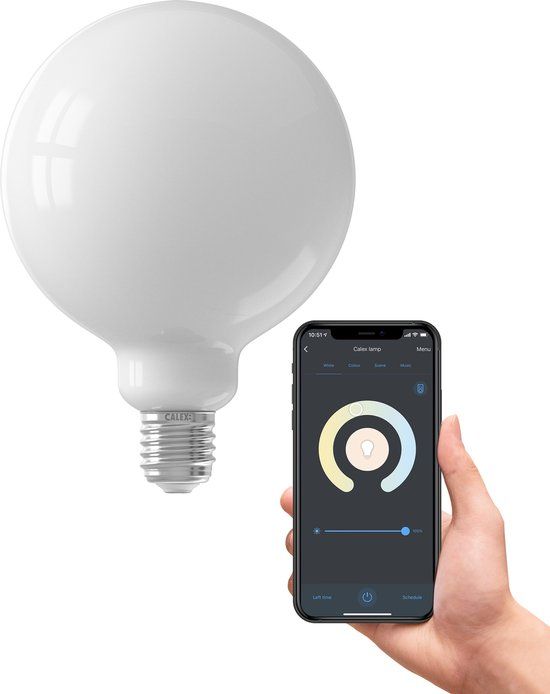 Calex Smart LED Globe G125 E27 | 7.5W | Dimbaar | Warm Wit Licht