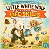 Little White Wolf: A Montessori-Inspired Search-and-Find Adventure