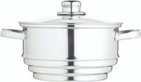 KitchenCraft Universele Stoompan - Roestvrij Staal