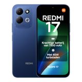 REDMI 17, Smartphone 4+128GB, Deep Blue, 7500mAh Batterij, 45W Snelladen | Duurzaam Corning® Gorilla® Glass 7i, meeslepend 6,9" display, krachtige MediaTek Helio G91-Ultra, 50MP AI dual camerasysteem