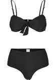 Urban Classics High Waist Balcony Bikini Set Zwart S