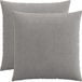 vidaXL - Kussensloop - 2 stuks - HEERLEN - Lichtgrijs - 55 x 55 cm - corduroy