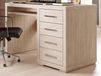 VEIGAR Bureau 4 tiroirs santana clair