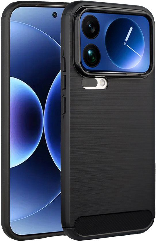 imoshion Brushed Backcover voor de Xiaomi 17 Pro Max - Zwart