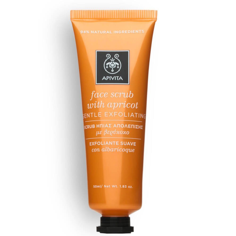 Apivita Face Scrub Apricot Gentle Exfoliation 50 ml