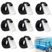 Sangles de fixation pour couverture de piscine, jeu de 8 pièces avec accessoires de serrage