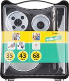 wolfcraft - Bi-metalen gatenzaag 35, 43 en 68 mm - inzetstukkenset 'Renovatie' - 4 delig - 5980000