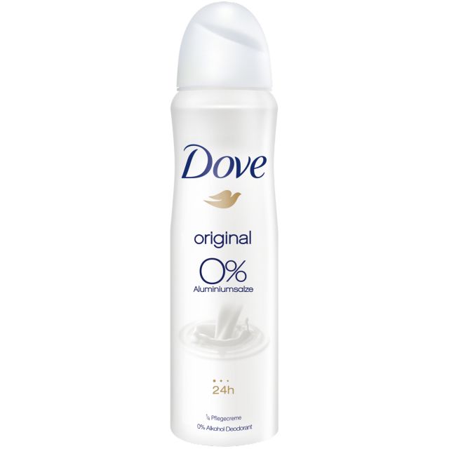 Dove Original 0% Deodorant Spray - 150ml