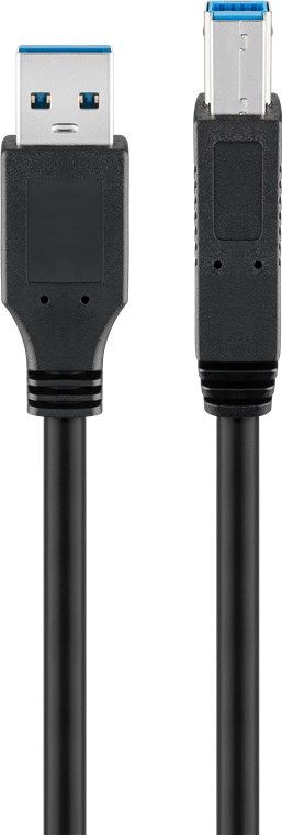 Goobay USB 3.0 A/B Cable - 0.25m - Black