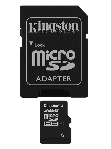 Kingston SDC4/32GB MicroSDHC Flash Memory Card - 32GB