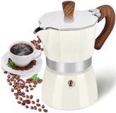 Unyqoos Cafetière italienne traditionnelle pour cuisinière, 3 tasses