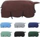 VidaXL Paardendeken Volledig Donkerbruin 135 cm Polyester Fleece
