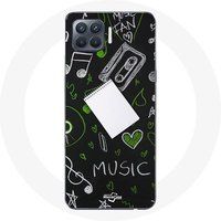 Maniacase Maniacase hoesje voor Oppo A93 5G muziek dreg