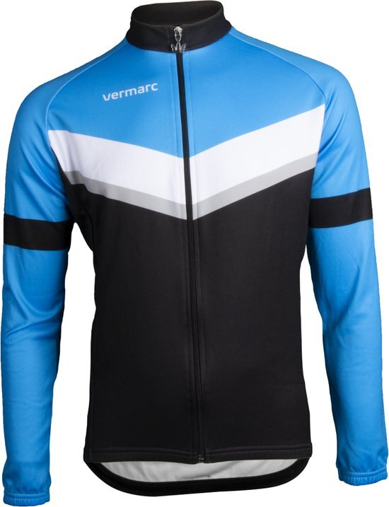 Vermarc Fietsshirt Puntino Esl Truien Lm Lr X20 M Zwart/Blauw