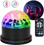 iMoshion Roterende Discolamp - Muziekgestuurde LED Discobal met Afstandsbediening - Zwart