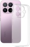 Techsuit Hoesje geschikt voor Xiaomi 17T - Clear Silicone Back Cover - Transparant
