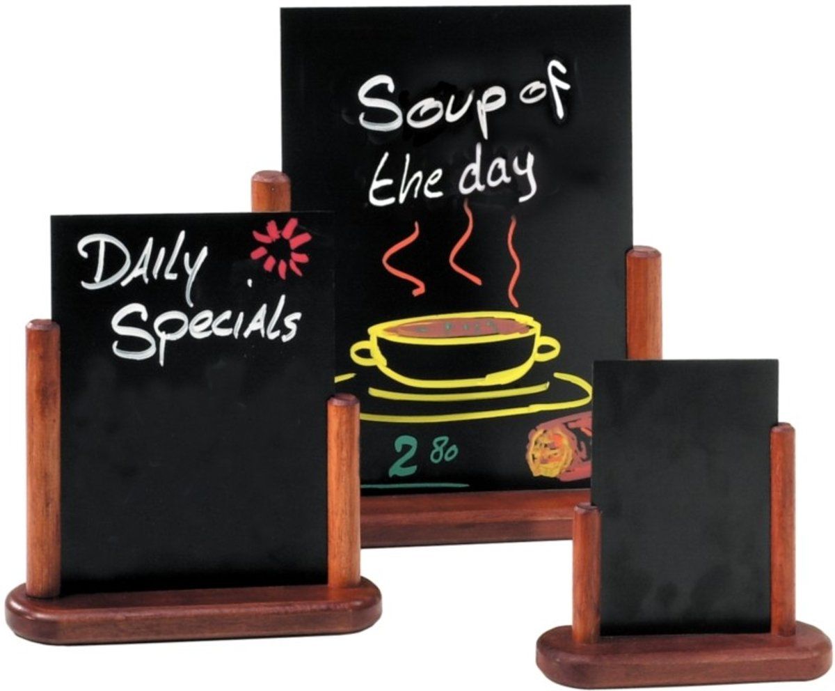 Securit Tafelbordje groot mahonie - 8717624241321