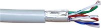 InLine Patchkabel Cat.5e, grijs, F/UTP, AWG26 CCA, PVC, 100m