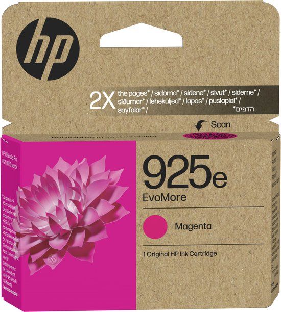HP 925e EvoMore Magenta Inktcartridge