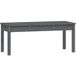 DESIGN IN Banc De Jardin Banc Extérieur Banquette De Jardin Gris 109x44x45 Cm Bois Massif De Pin