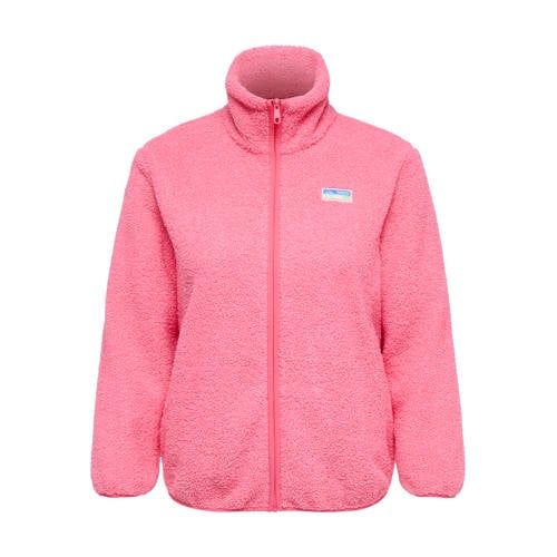 ONLY CARMAKOMA CAREVA TEDDY JACKET OTW - Meisjes - Roze - S-42/44