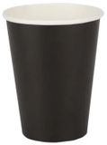 Packadi Kartonnen Koffiebeker 8oz 240 ml zwart - 100 Stuks