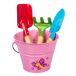 Set d'outils de jardinage et seau pour enfants