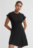 Urban Classics Rib Skater jurk - 5XL - Zwart