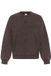 ICHI IHLULA SW Dames Sweater Lange Mouw Ronde Hals Katoen/Polyester Effen Chicory Coffee W. Chicory Rose XXL