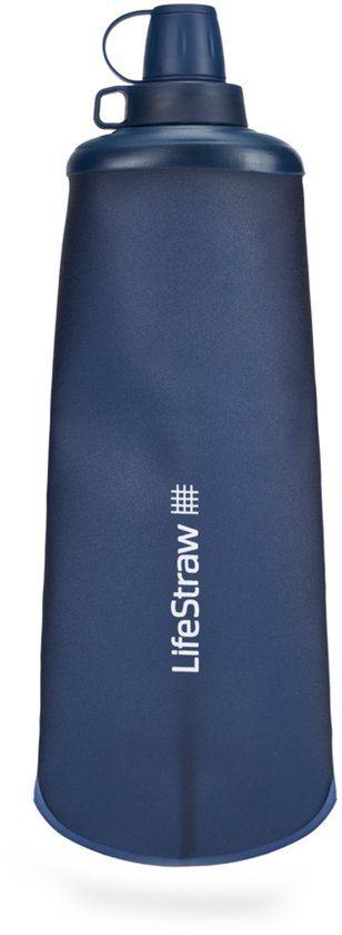 LifeStraw Peak Series Collapsible Squeeze Bottle 1L - Blauw