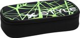 Jumbo Pennenetui, Néon Vert/Noir, 21,5 x 6 x 10,5 cm