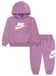 Nike Kids Club Fleece Set Lange Mouwen Paars 6-7 Jaar Unisex Katoen