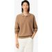 Lacoste Polo en maille coupe classique marron, Faux-uni