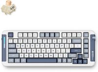 MCHOSE X75 75% RGB Draadloos Hotswap Navy Blue Mechanisch Gaming Toetsenbord