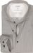 OLYMP 24/7 Level 5 body fit overhemd - tricot - beige met wit en blauw dessin - Strijkvriendelijk - Boordmaat: 38