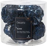 Decoris Denappel Glas D5H7 cm NBLW Ass 6st Kerst