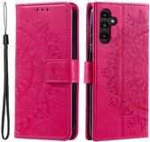 Selected by GSMpunt.nl Mandala Book Case Geschikt voor Samsung Galaxy A26 - Hoesje met Pasjeshouder Roze