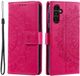 Selected by GSMpunt.nl Mandala Book Case Geschikt voor Samsung Galaxy A26 - Hoesje met Pasjeshouder Roze